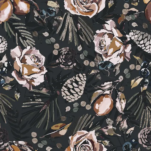 Dark dramatic garden B