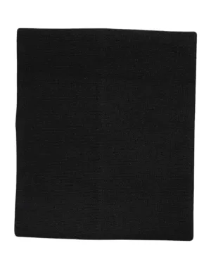Dolce & Gabbana Black Cashmere Knitted Neck Warmer Foulard Scarf