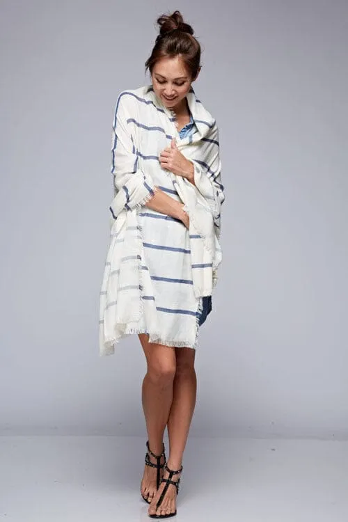 Donna Striped Scarf