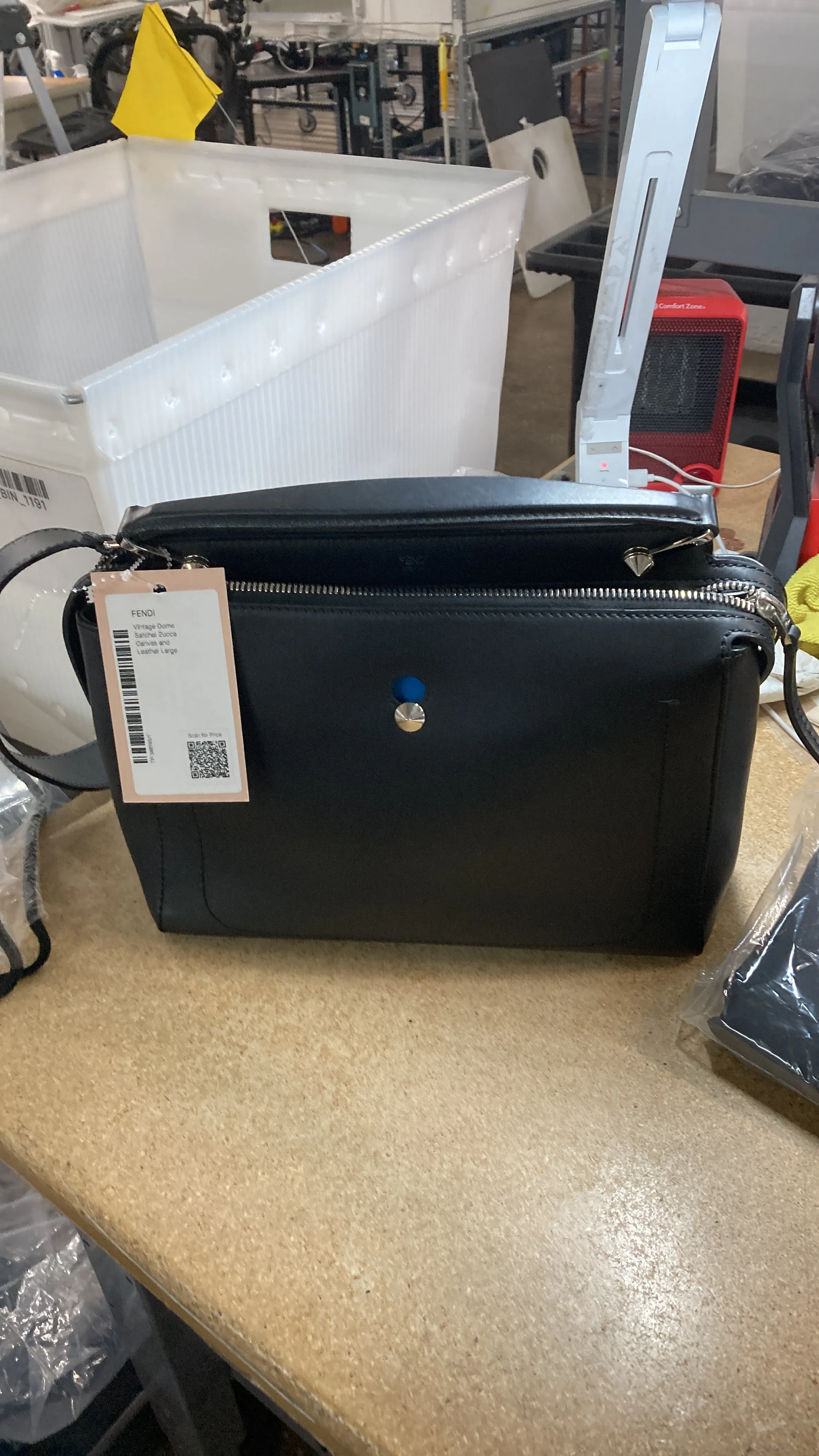 DotCom Convertible Satchel Leather Medium