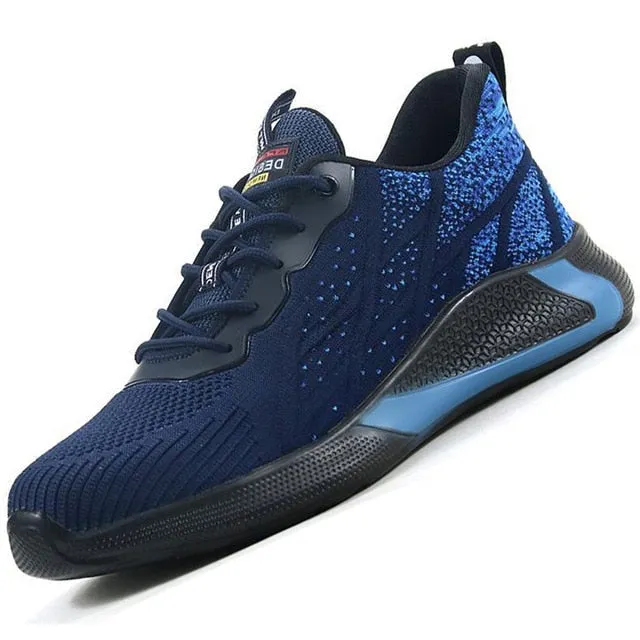 Dropshipping Men Women Work Shoes Steel Toe cap Safety Boots European Standard Anti-smash Anti-puncture Sport Shoes Safety Shoes