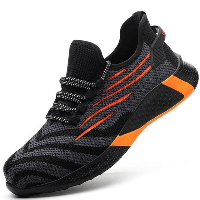 Dropshipping Men Women Work Shoes Steel Toe cap Safety Boots European Standard Anti-smash Anti-puncture Sport Shoes Safety Shoes