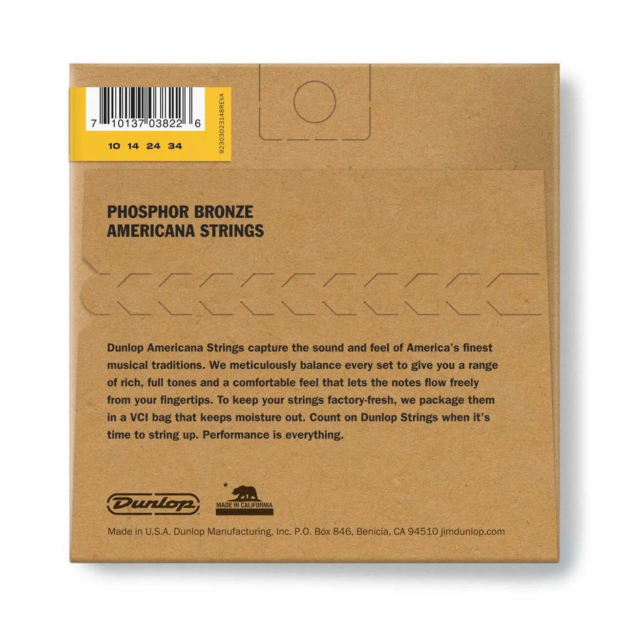 Dunlop Phospher Bronze Wound Mandolin Strings