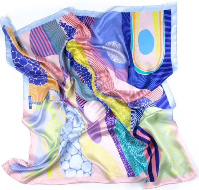 Evening Blush Silk Scarf
