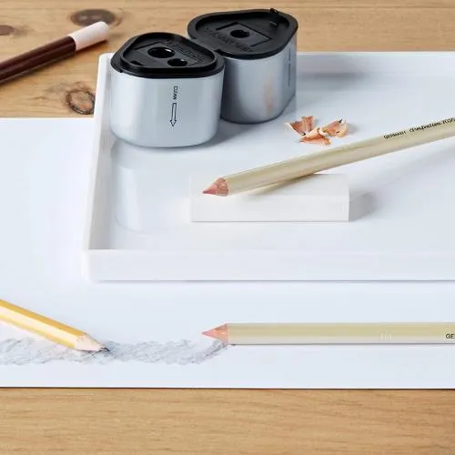 Faber-Castell - Trio Sharpening Box Silver