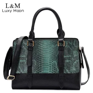 Fashion Alligator Leather Handbag Women Bags