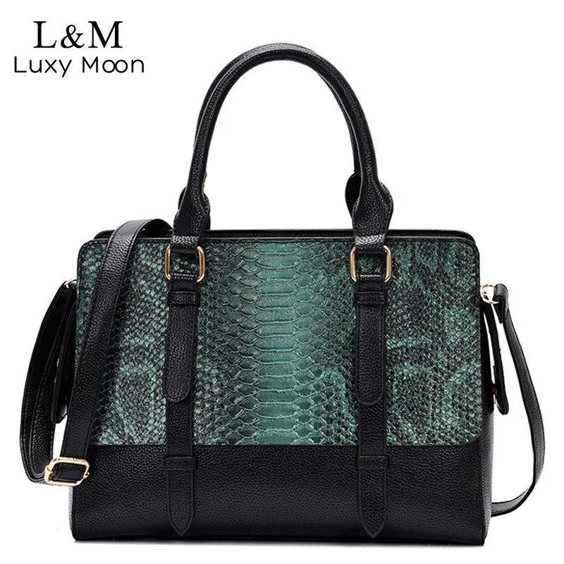 Fashion Alligator Leather Handbag Women Bags