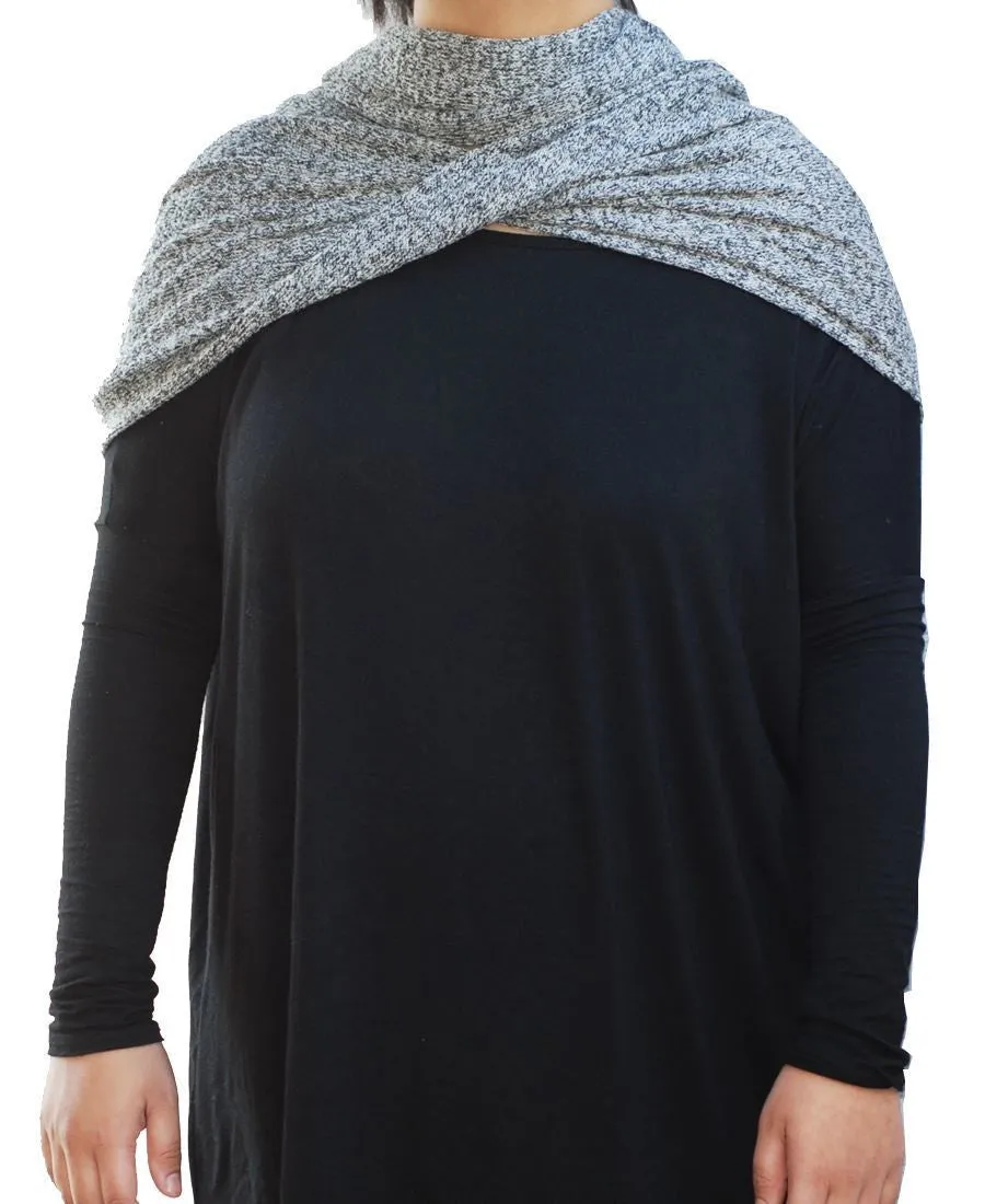 Fashion Scarf Infinity Shawl Heather Gray One Size