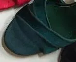 Fashion Summer Sandal Shoe Red Purple Black Silk Leather Diamond Heel Chunky Heel Wedding Shoe Bridal Sandalias