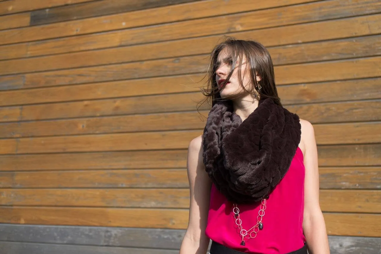 Faux Fur Infinity Scarf