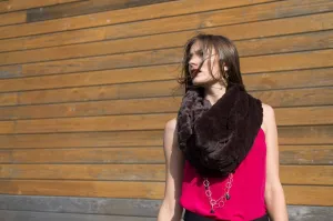 Faux Fur Infinity Scarf