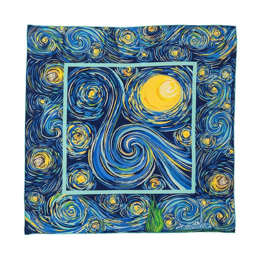 Freywille Van Gogh Starry Night Silk Scarf