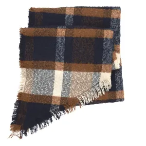 Fringe Plaid Scarf