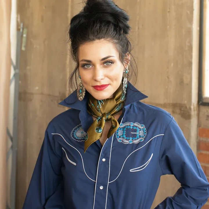 Fringe Scarves Gallop Mustard