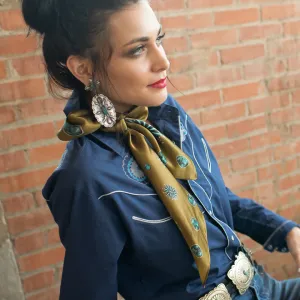 Fringe Scarves Gallop Mustard