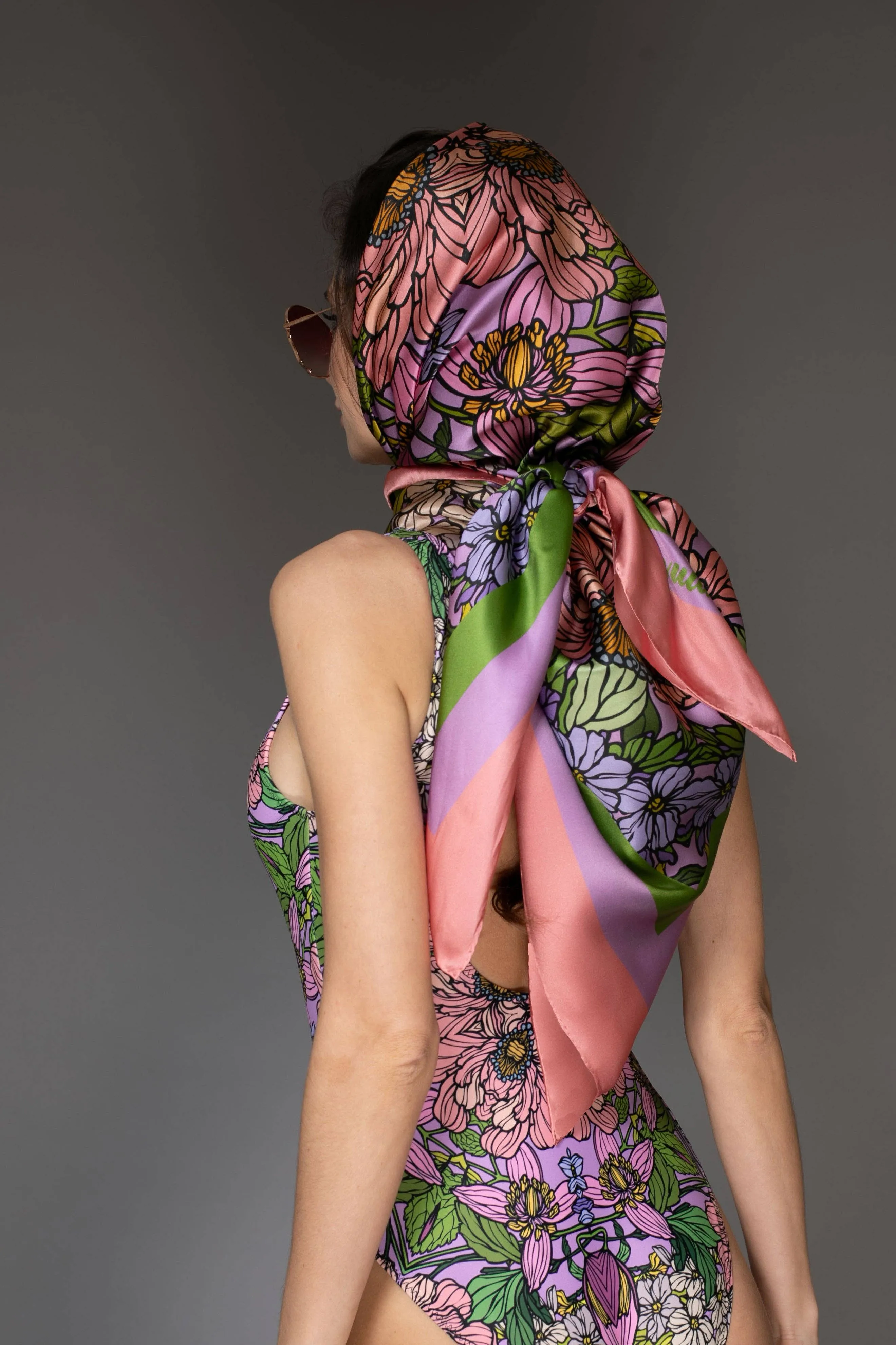 Garden Silk Scarf