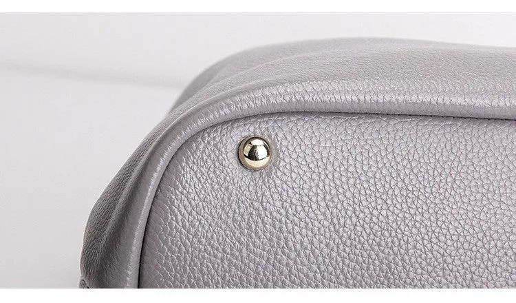 Genuine Leather Women Handbags Head Layer Cowhide Fashion Portable Shoulder Messenger Bags Composite