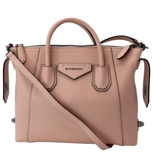 GIVENCHY Soft Medium Antigona Smooth Leather Crossbody Bag Light Pink