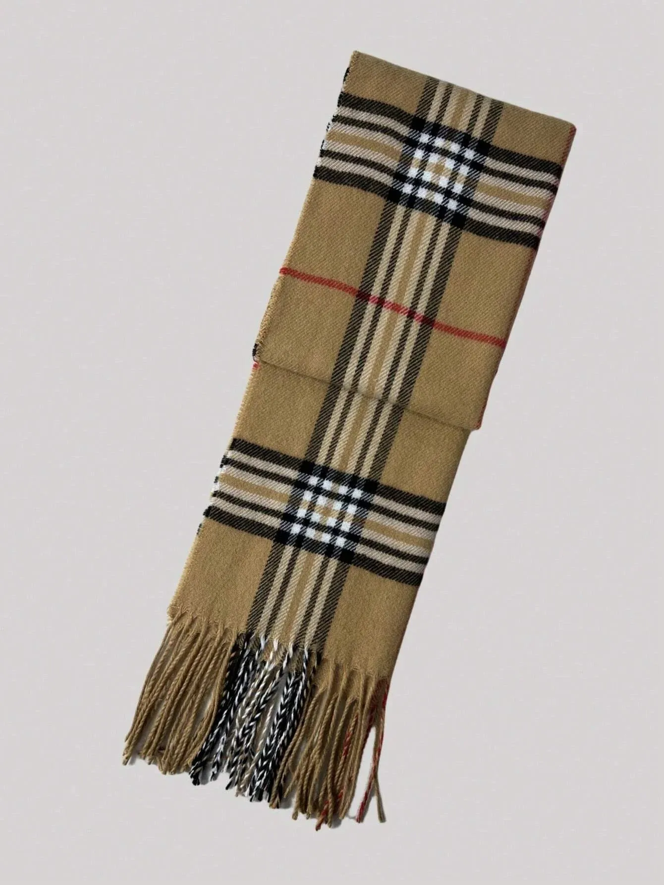 GNVibe Luxe Cashmere Plaid Scarf