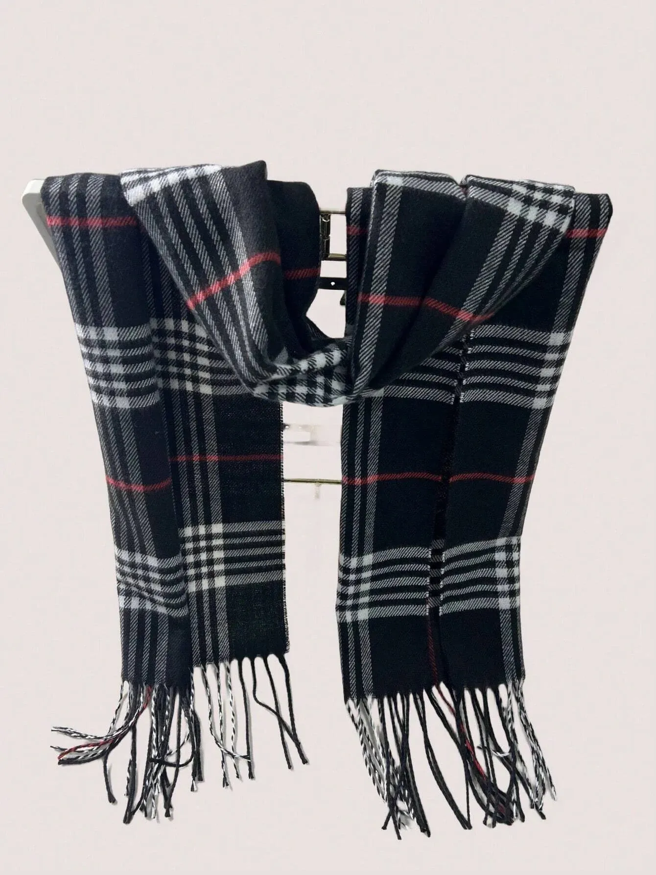 GNVibe Luxe Cashmere Plaid Scarf