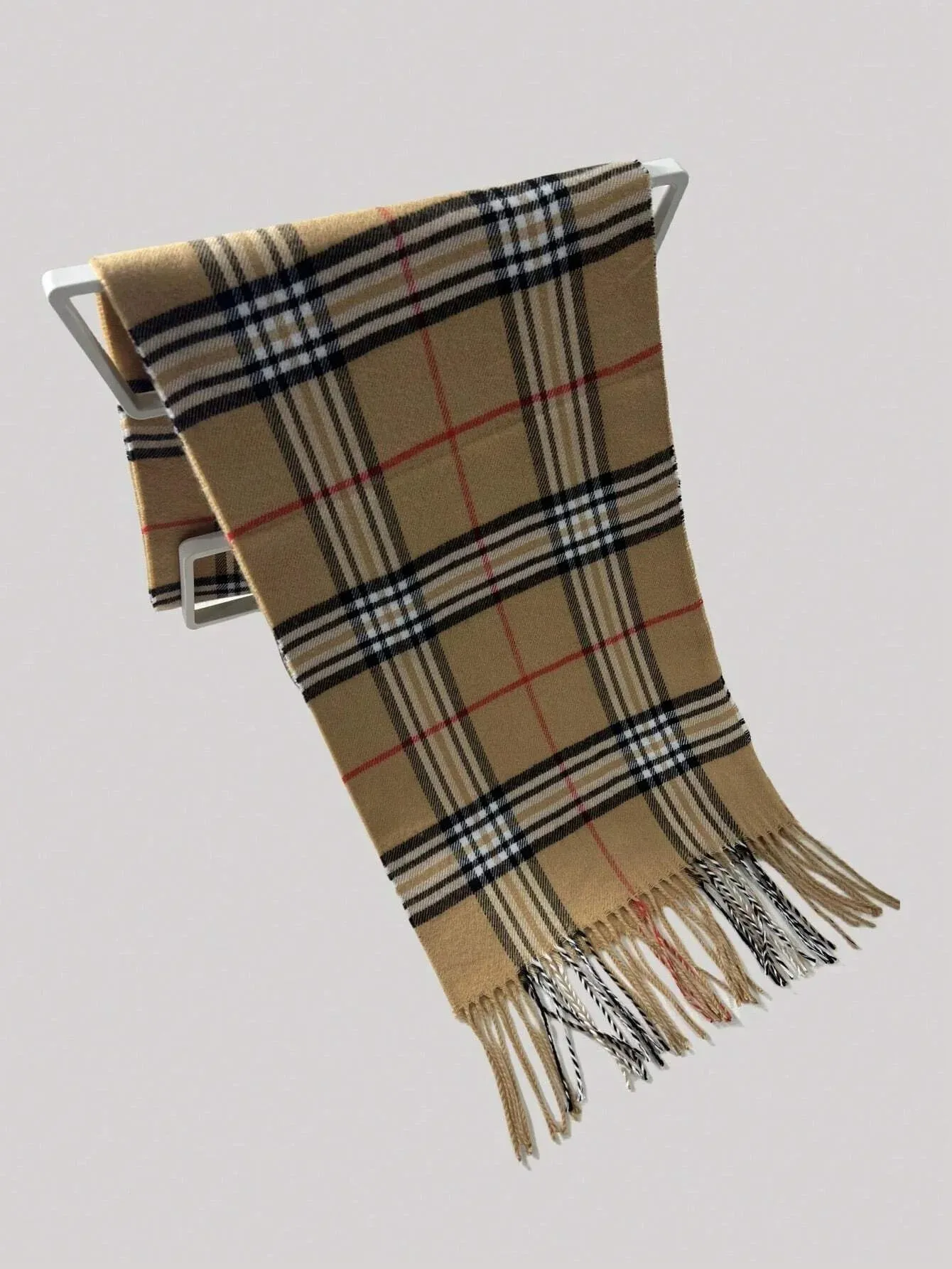 GNVibe Luxe Cashmere Plaid Scarf