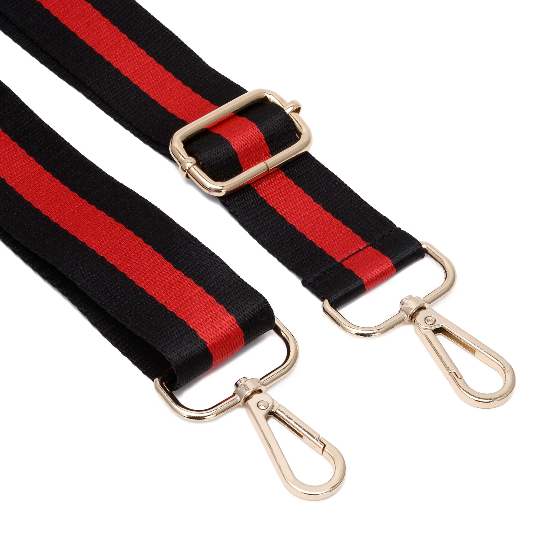 Gold buckle Wide Shoulder Strap Adjustable Replacement Belt Guitar Style Crossbody Bag Handbag Strap Multicolor Canvas Straps