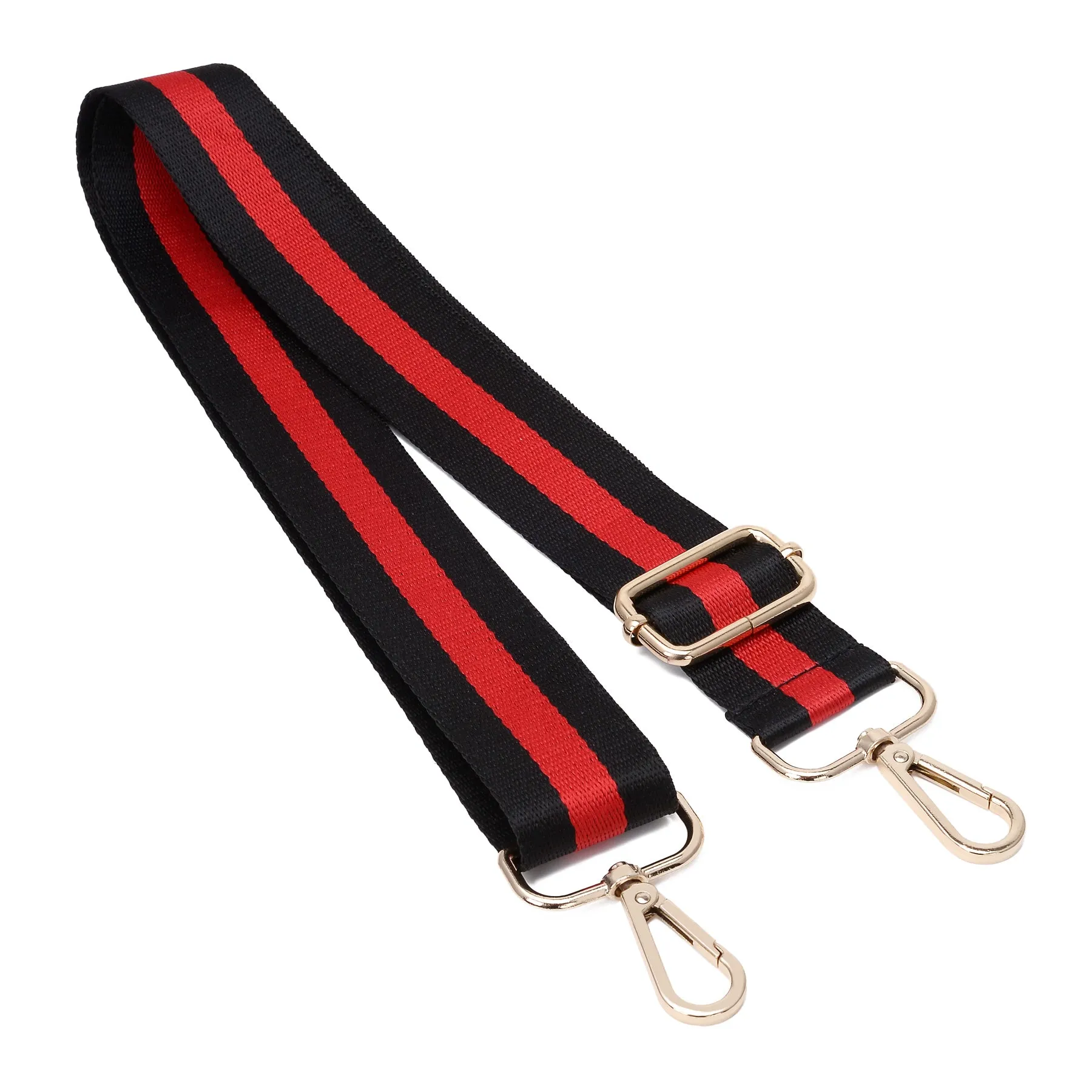Gold buckle Wide Shoulder Strap Adjustable Replacement Belt Guitar Style Crossbody Bag Handbag Strap Multicolor Canvas Straps
