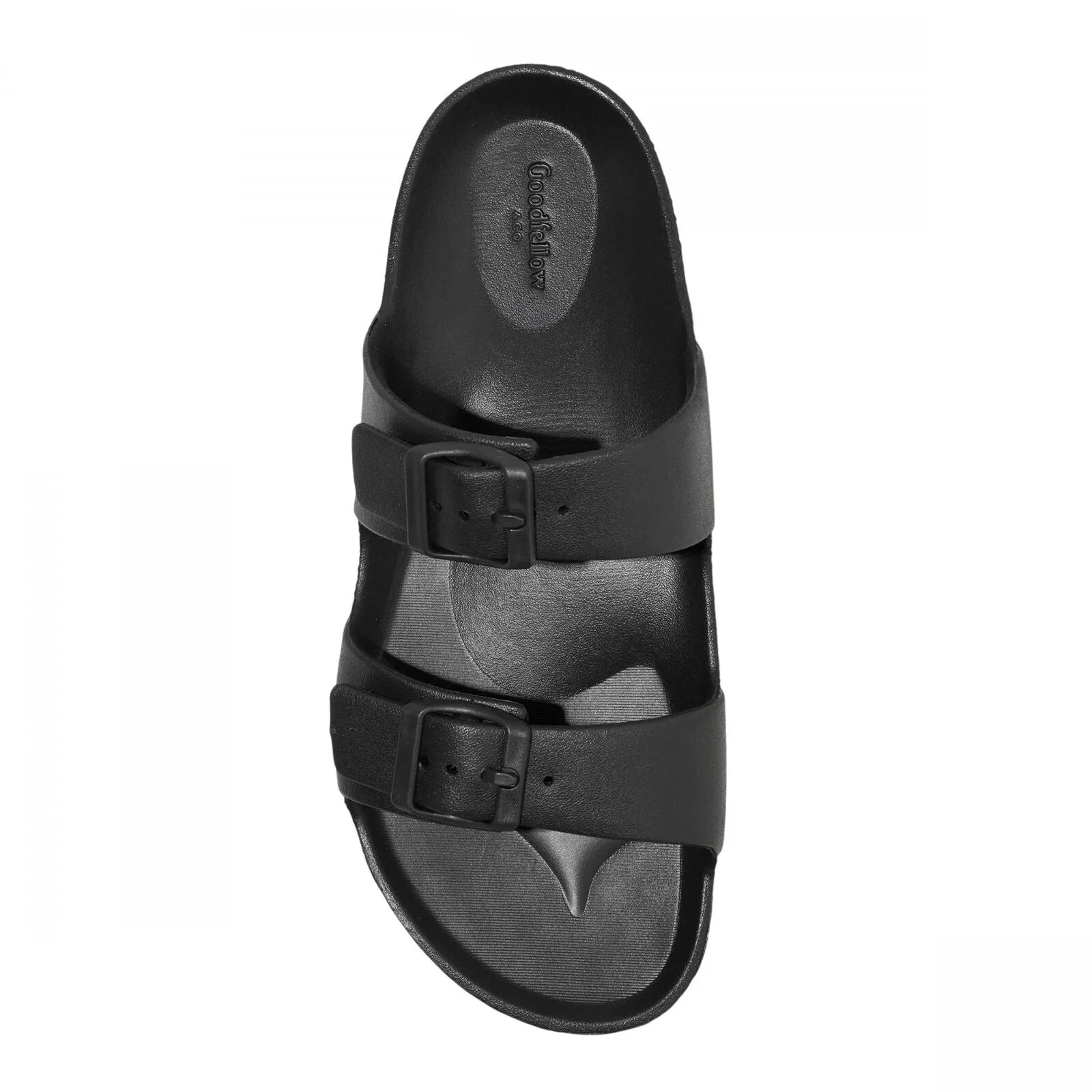 Goodfellow & Co Mens Carson Two Band Slide Sandals 86818922 Black 13M