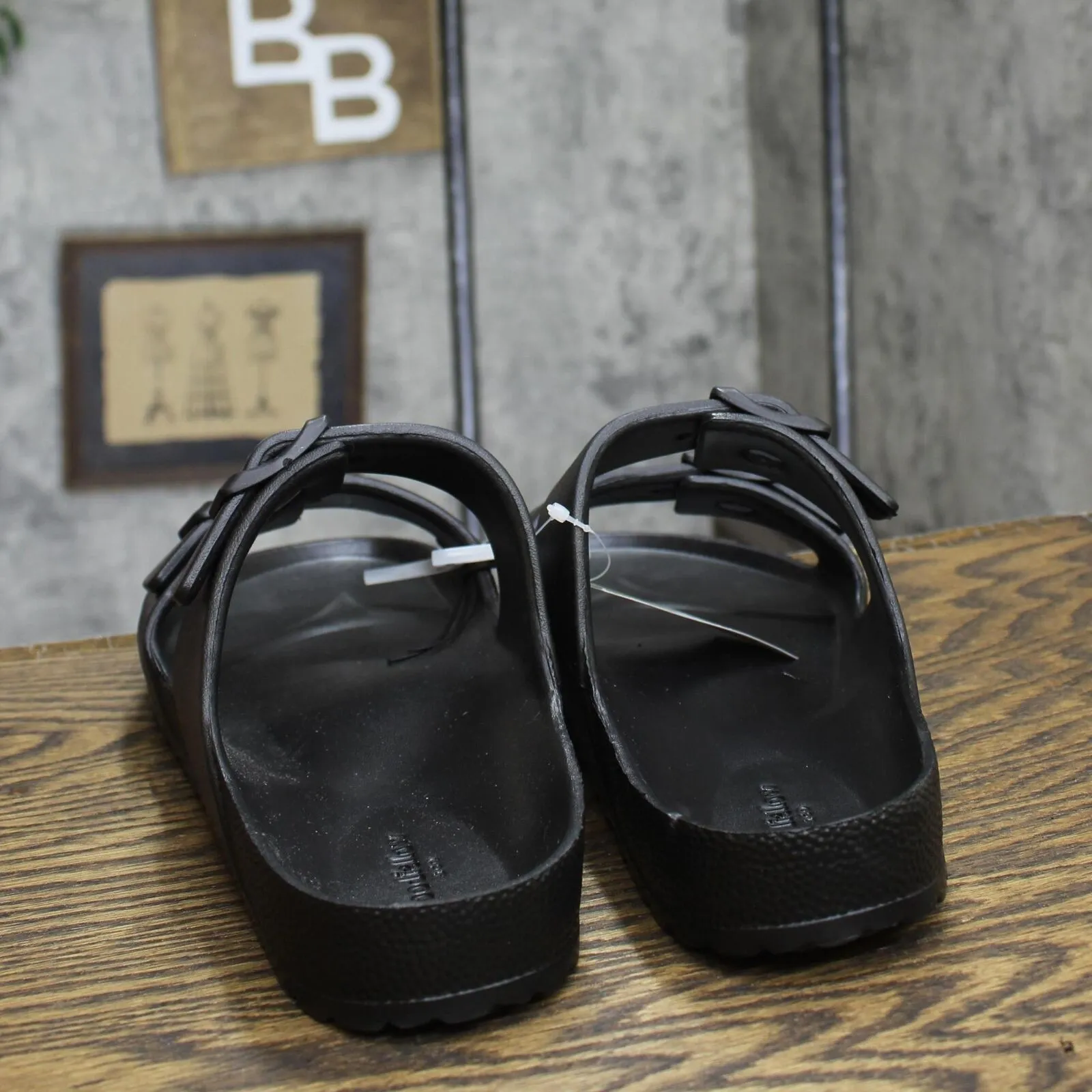 Goodfellow & Co Mens Carson Two Band Slide Sandals 86818922 Black 13M