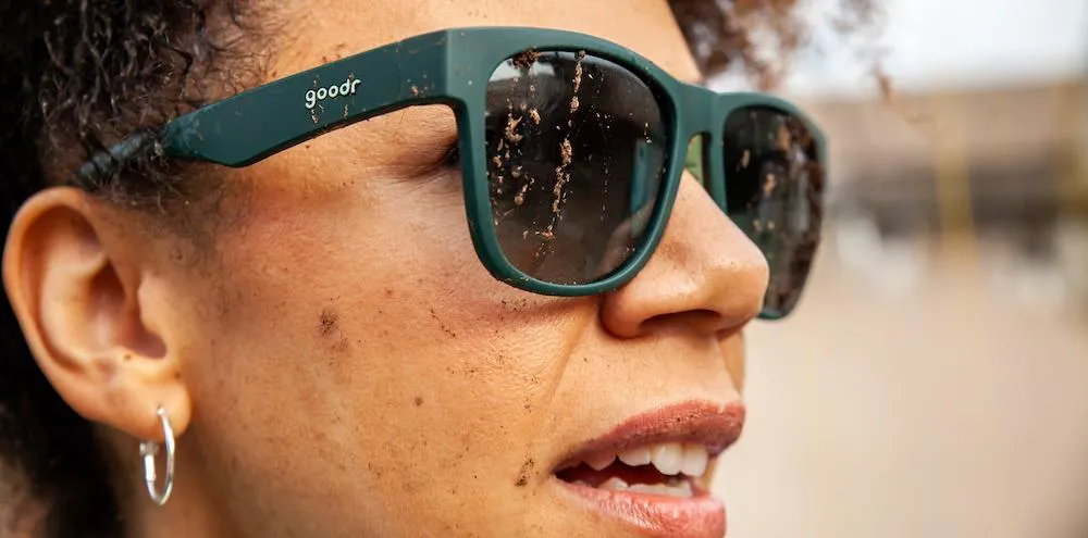 Goodr BFG sunglasses- Mint Julep Electroshocks