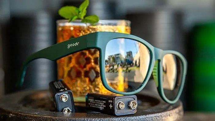 Goodr BFG sunglasses- Mint Julep Electroshocks