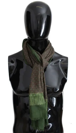 Green Baroque Cashmere Scarf