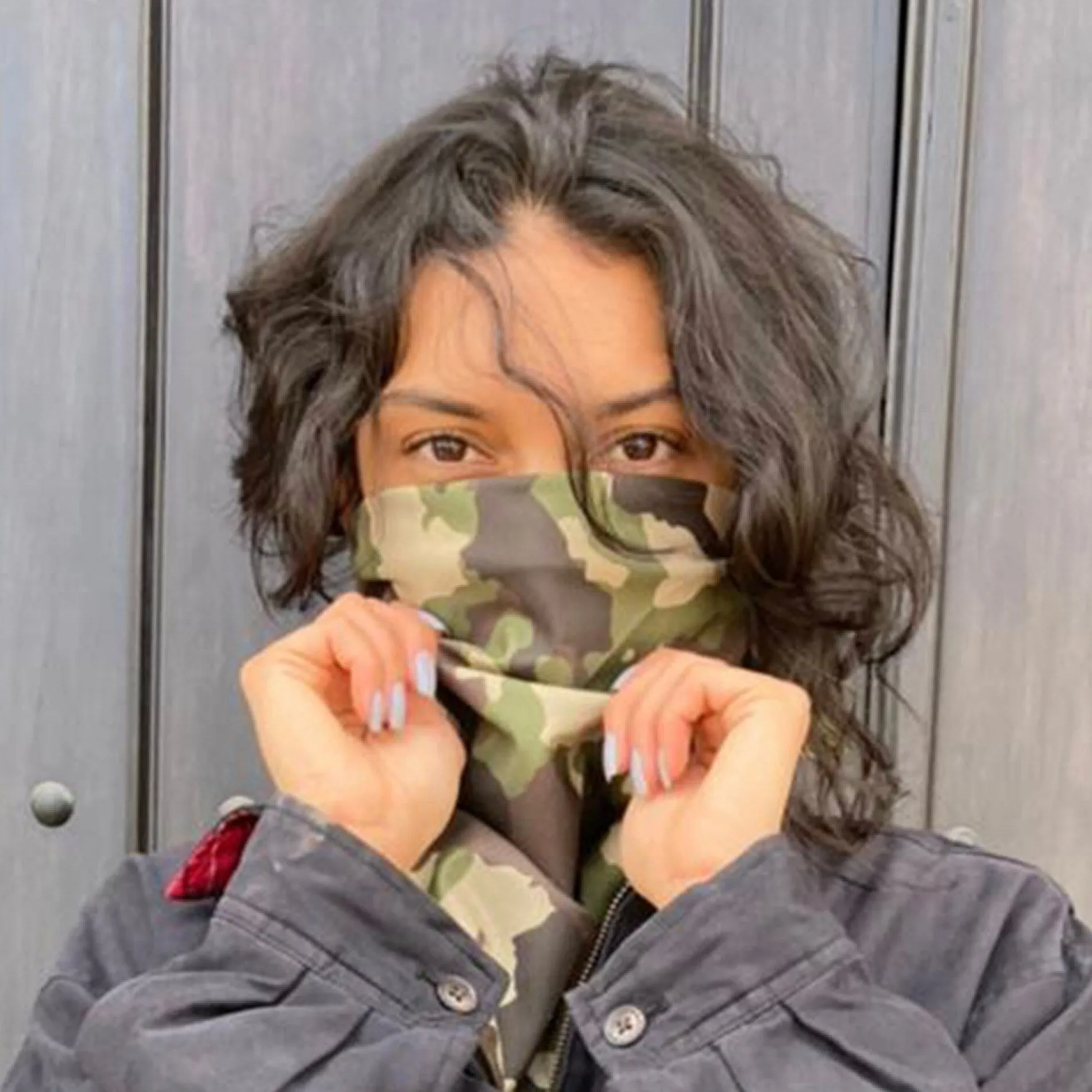 Green Woodland Camouflage Bandana