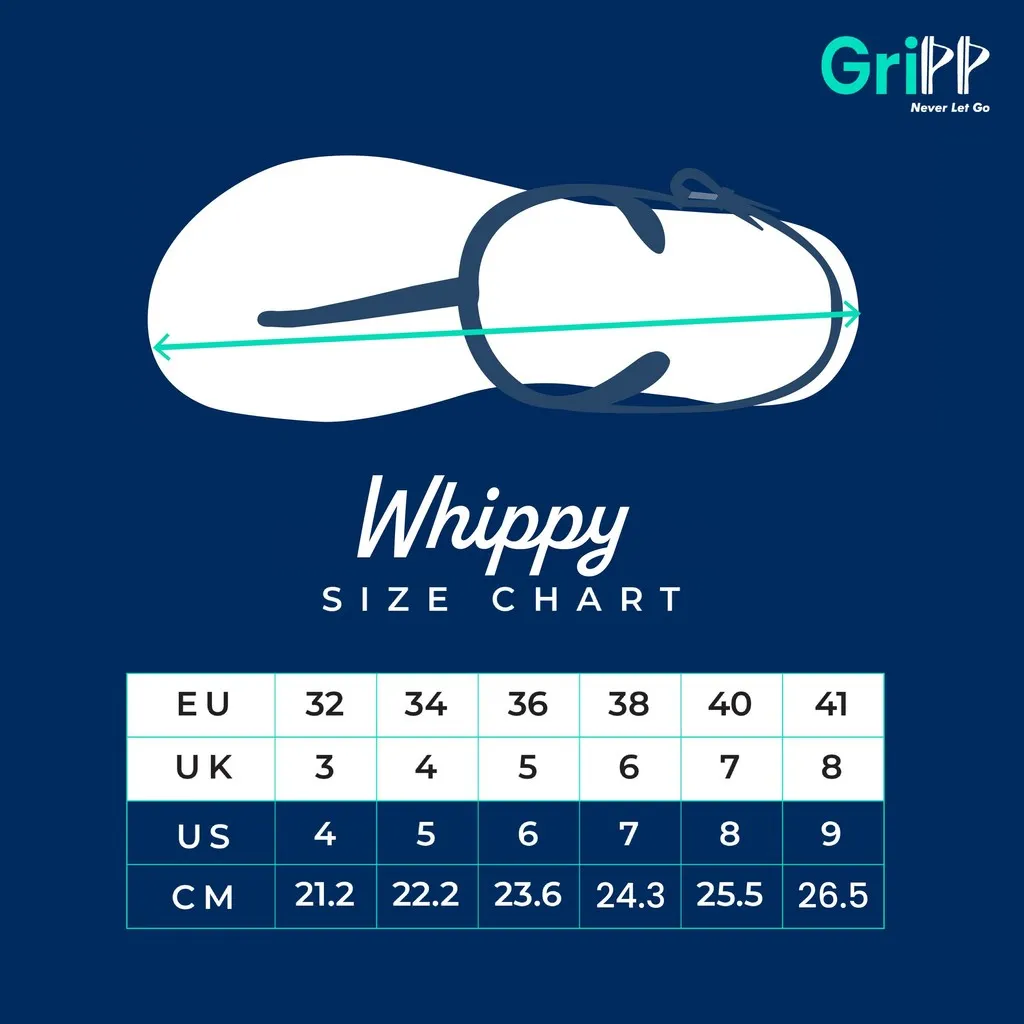 GriPP Whippy Women's Sandals – Cushioned, Flexible, and Stylish (Model D)