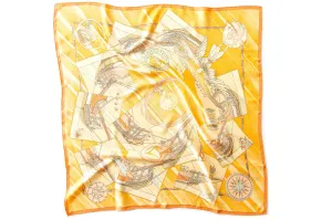 Hermes Face au Large Silk Scarf designed by Dominik Jarlegant