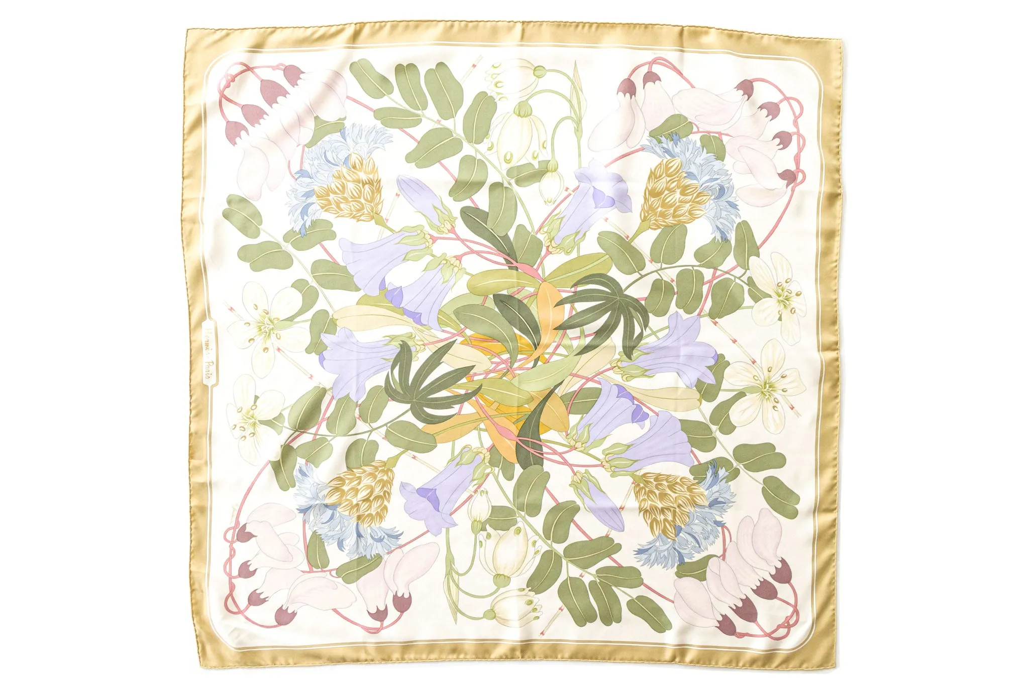 Hermes Green Flora Graeca Scarf