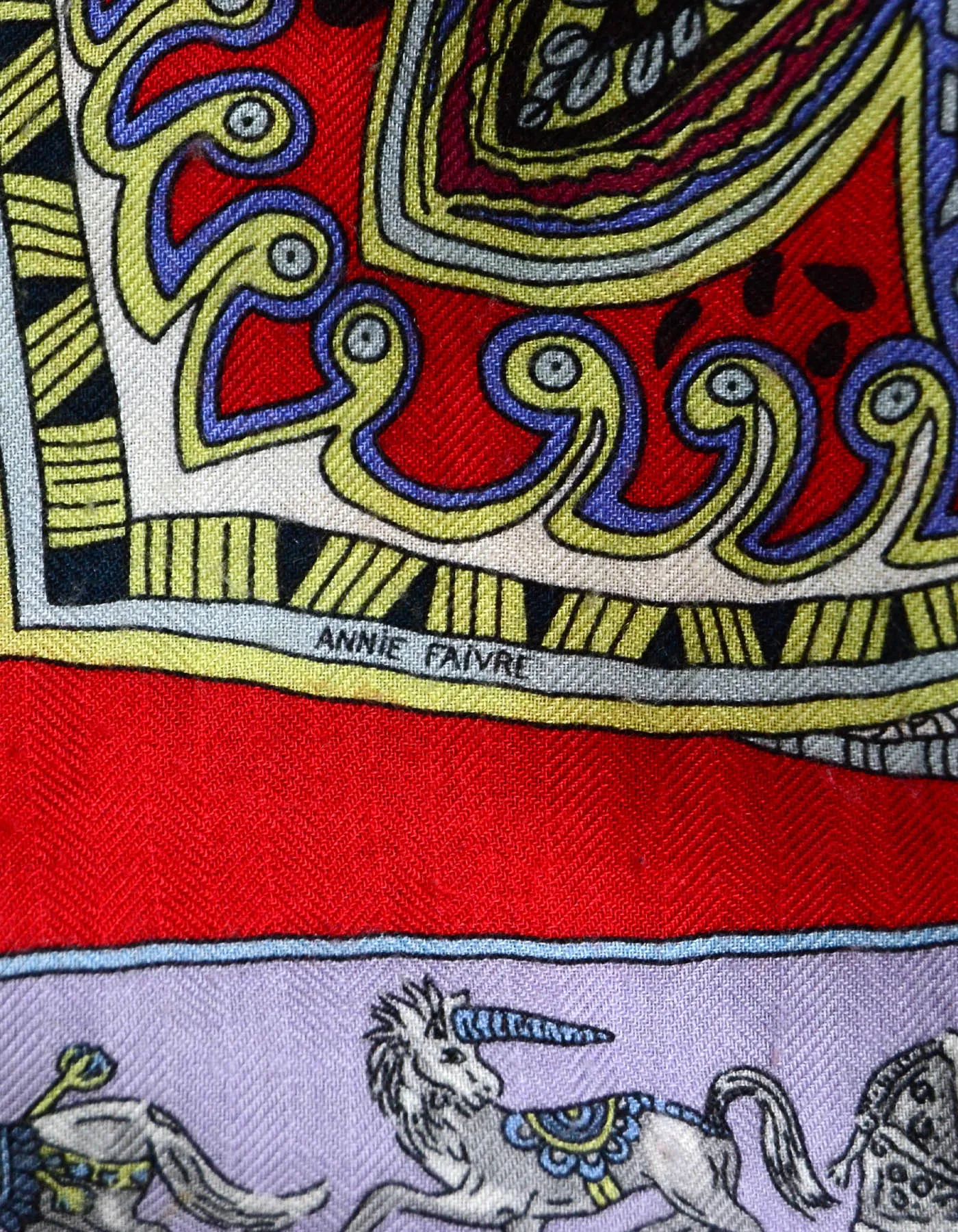 Hermes Le Jardin de la Maharani Silk & Cashmere 140 Shawl Scarf