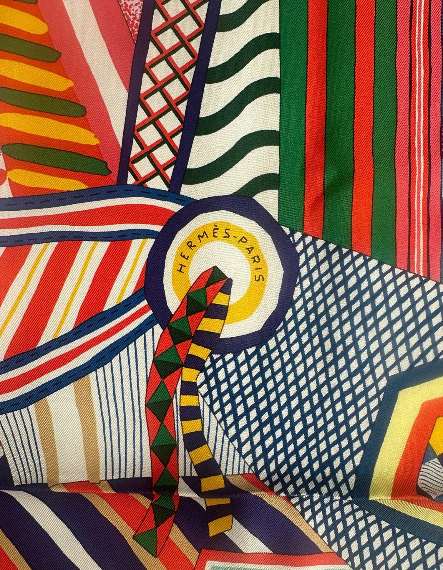 Hermes NEW La Selle Imaginaire 90cm Silk Scarf