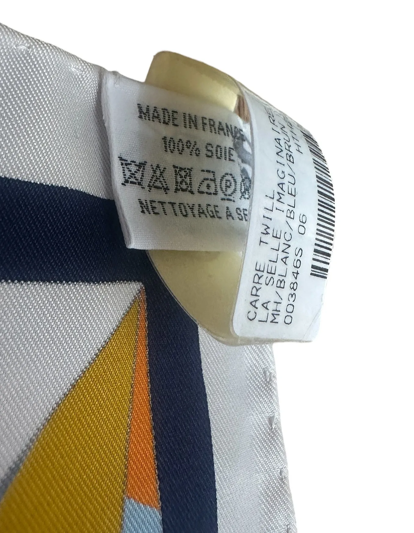 Hermes NEW La Selle Imaginaire 90cm silk scarf