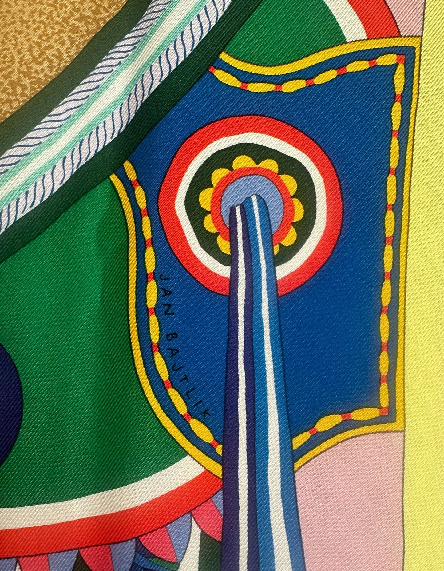 Hermes NEW La Selle Imaginaire 90cm Silk Scarf