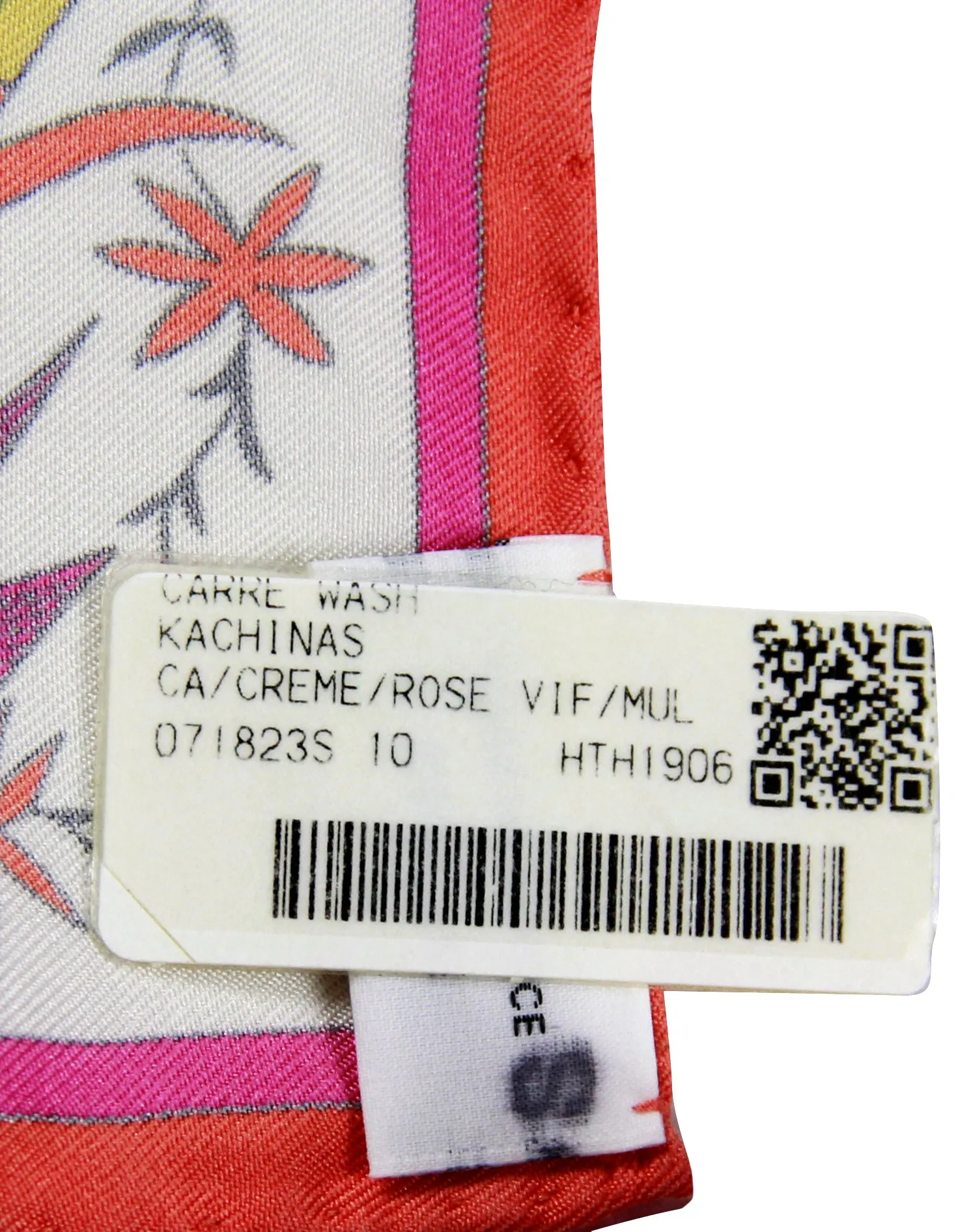 Hermes NEW Multicolor Kachinas 90cm Silk Wash Scarf