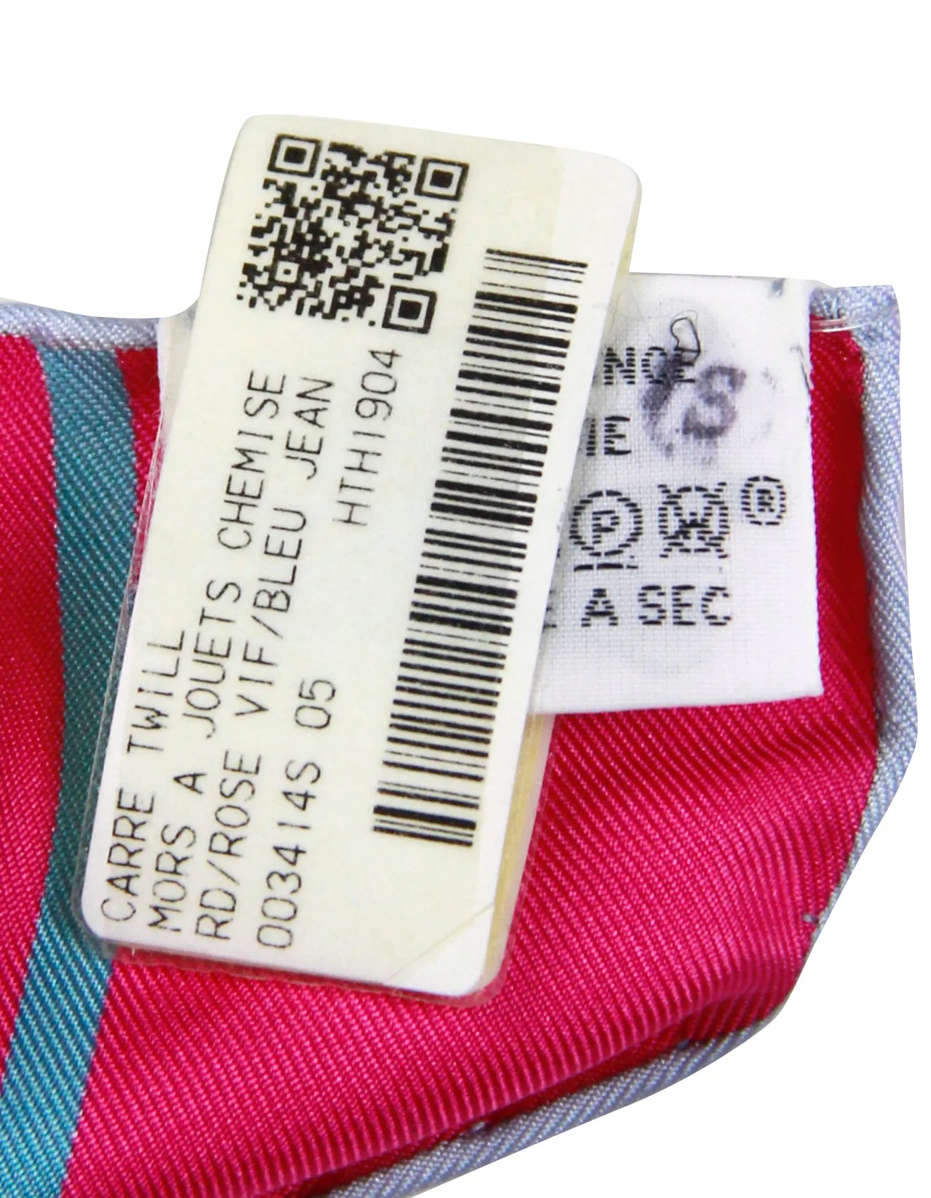 Hermes NEW Pink Mors a Jouets Chemise 90cm Silk Scarf