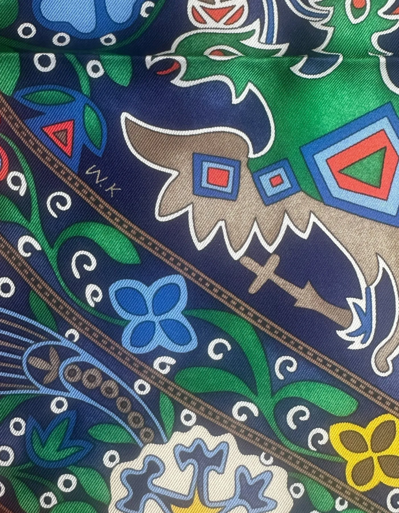 Hermes NEW Selle Des Steppes 90cm Silk Scarf