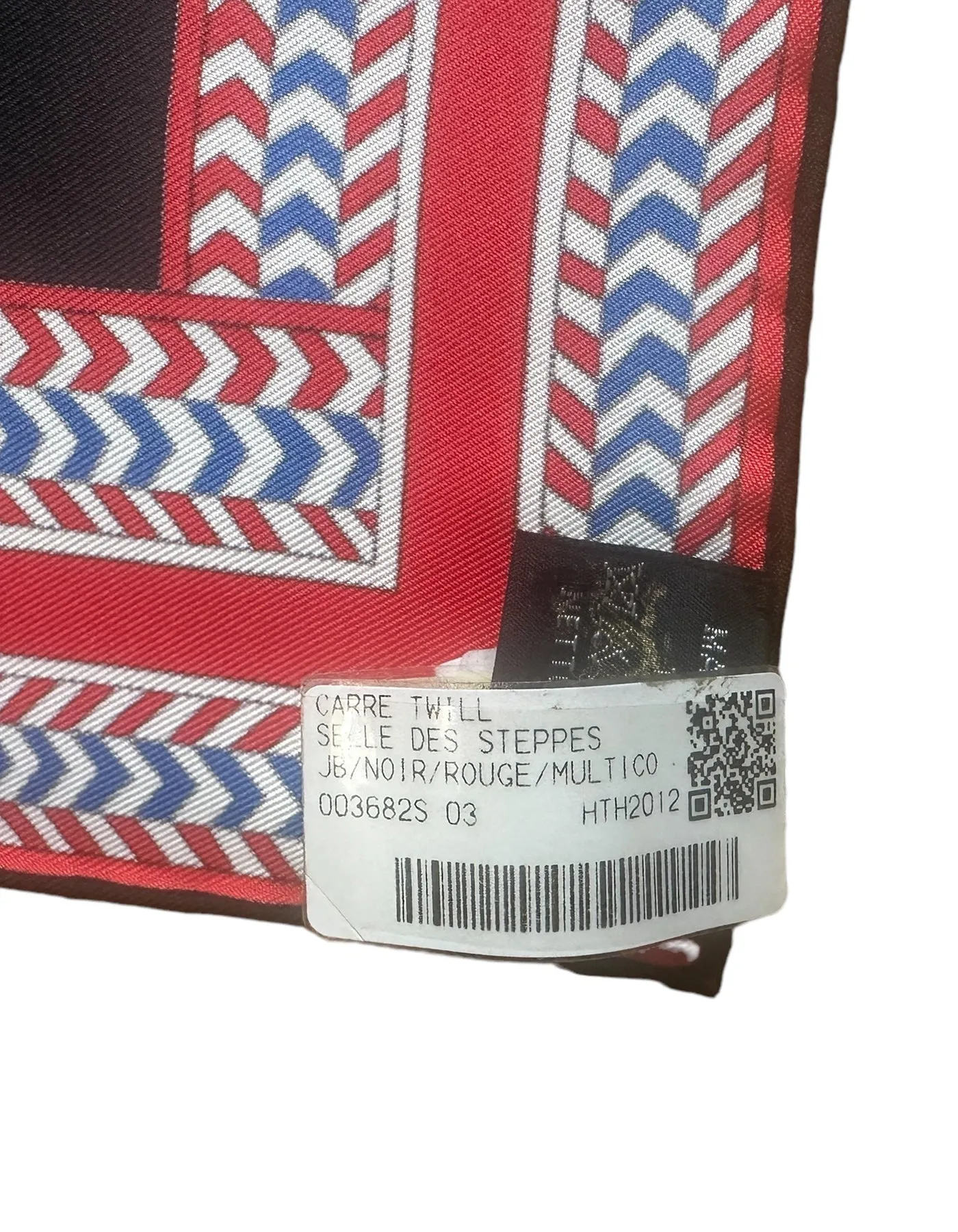 Hermes NEW Selle Des Steppes 90cm Silk Scarf