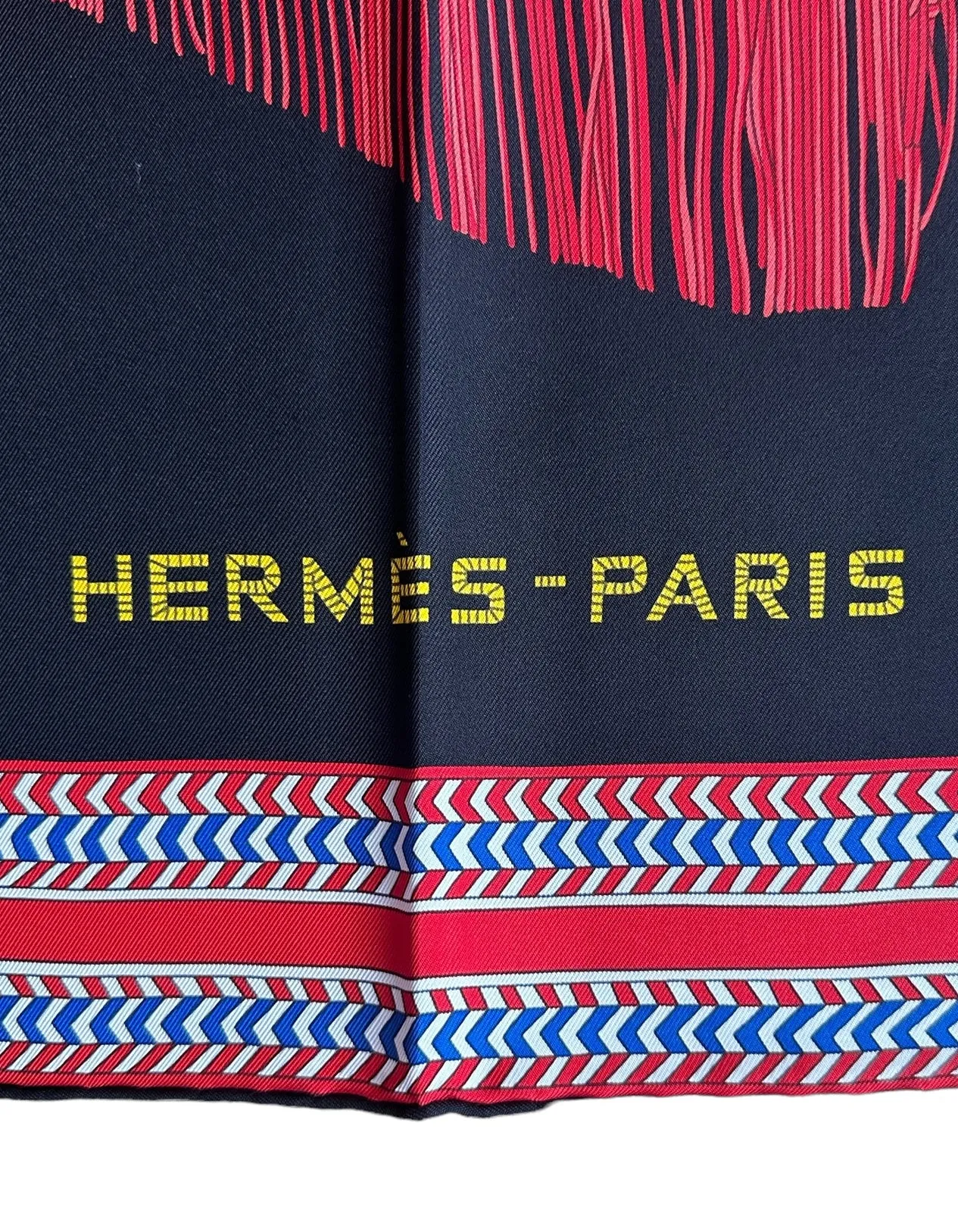 Hermes NEW Selle Des Steppes 90cm Silk Scarf