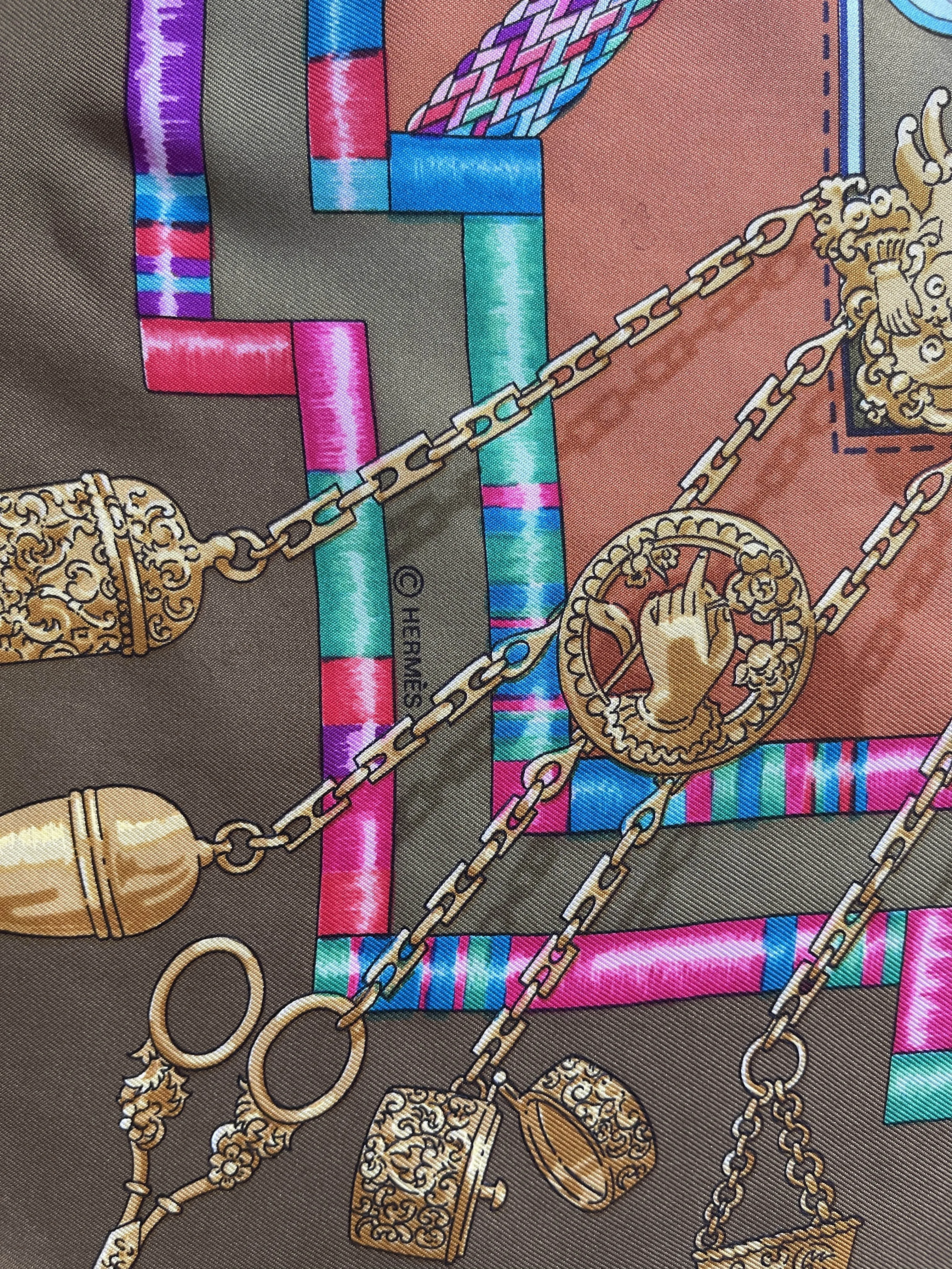 Hermes Petit Main 90cm Silk Scarf