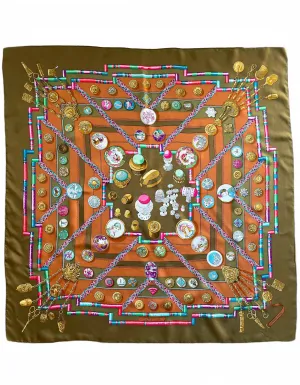 Hermes Petit Main 90cm Silk Scarf