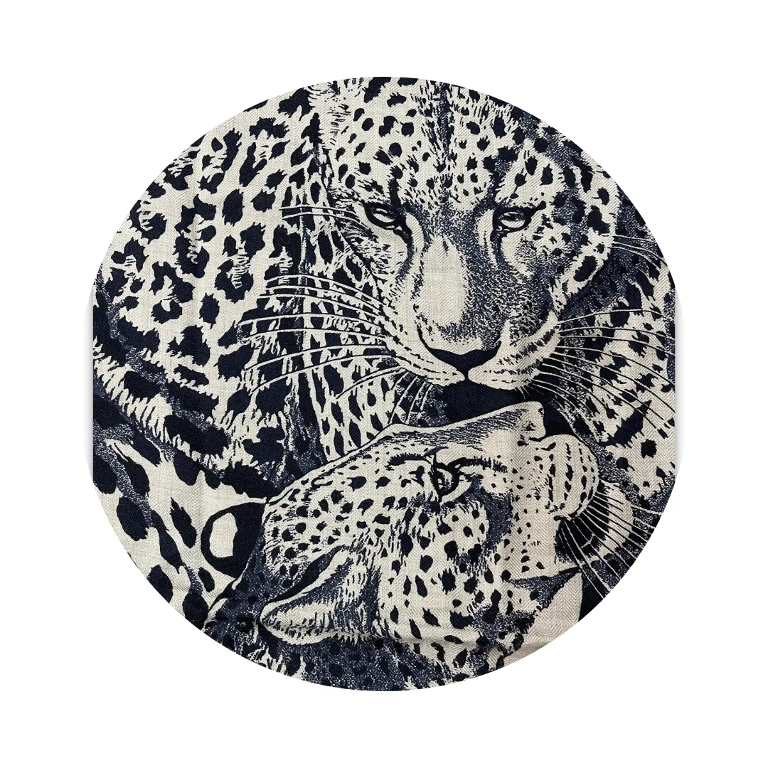 Hermès Jungle Love Tattoo Shawl 140