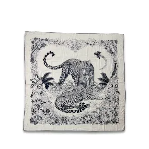 Hermès Jungle Love Tattoo Shawl 140