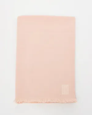 Hermès Rose Cashmere Poudre Soft Stole Scarf